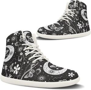 Pugasmiru Женские зимние походные ботинки с широким носком, теплые снежные ботинки, босоногие ботинки, противоскользящие ботильоны с белой подошвой