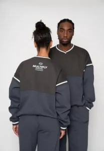 Толстовка оверсайз с полосками Multiply Apparel, Ombre Blue