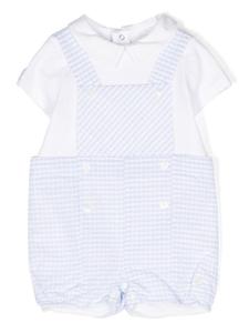 Многослойный комбинезон в клетку Patachou, синий