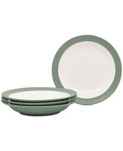 Набор из 4 тарелок для пасты Colorwave объемом 27 унций Noritake, зеленый