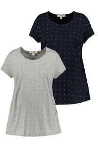 Футболка Ulla Popken, цвет grau melange