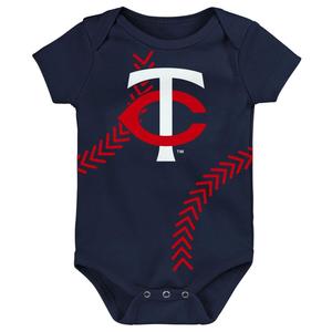 Темно-синее боди для новорожденных и младенцев Minnesota Twins Running Home Outerstuff
