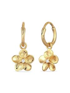 Elli Серьги из серебра 925 пробы с золотым покрытием