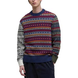 Свитер с узором фэр-айл BARBOUR, синий