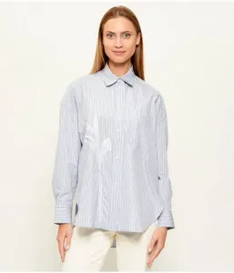 Футболка MCOCANNETI relaxed fit Max&Co., небесно-голубой