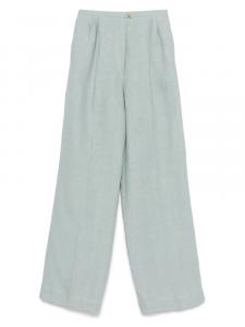 Льняные брюки Forte Forte, синий