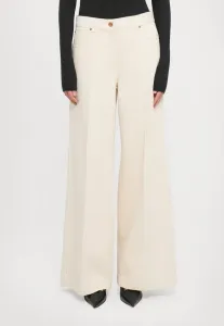 Расклешенные джинсы-панталоны Aspesi, Burro/Ecru