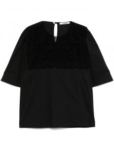 Vivetta топ с вышивкой, черный