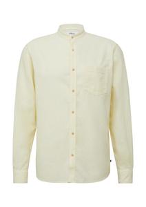 Рубашка на пуговицах классического кроя s.Oliver, желтый