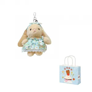 Кукла и мишка танцуют милая очаровательная Венди кролик бабочка бабочки галстуки-бабочки плюшевый кулон 15 см высота YANGWAWAHEXIAOXIONGTIAOWU, хаки-skirt rabbit