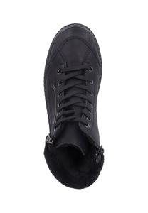 Зимние женские ботинки Rieker на молнии, черный