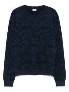 Свитер с узором пейсли ETRO, синий