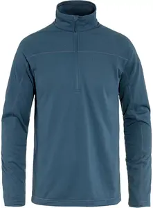 Мужская флисовая куртка Fjallraven Abisko Lite на полумолнии, цвет Indigo Blue