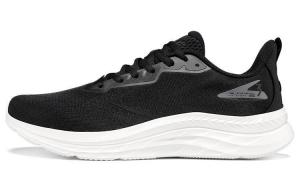 Скользоустойчивые дышащие легкие низкие кроссовки для бега мужские черно-белые 361°