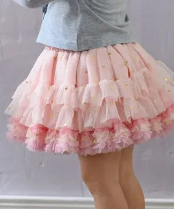 Юбка «Принцесса в пачке» M/90-110 см L/110-130 см Panpantutu, цвет Ruby Pink