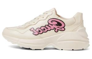 Женские повседневные туфли низкие бежевые GUCCI