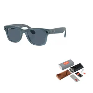 Солнечные очки Wayfarer RayBan, синий/серый