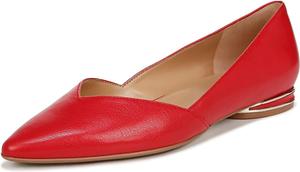 Женские балетки Naturalizer Havana с заостренным носком и без шнурков, красный