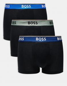 BOSS Bodywear, Комплект из 3 пар боксеров черного цвета
