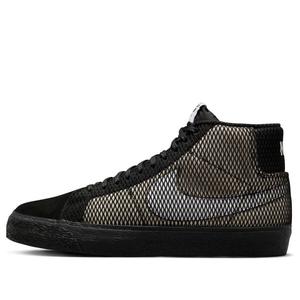 Кроссовки sb zoom blazer mid premium 'white black' Nike, белый