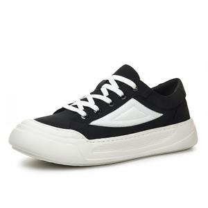 Износостойкие и легкие низкие скейтбордские туфли для мужчин LINSEN, черный