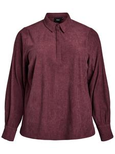 Блуза Zizzi Msurine, темно-красный
