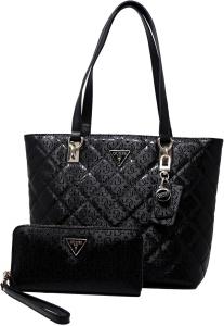 GUESS Женская Сумка-тоут и Кошелек с Логотипом Black