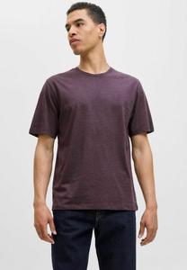 Футболка Jack & Jones MELANGE TEE NECK NOOS, Plum Perfect/Purple