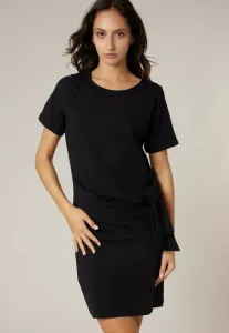 Оригинальное платье-футляр с узелком Deeluxe, Schwarz