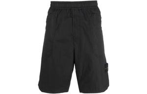 Шорты Stone Island Men удлиненные, черный