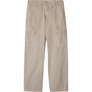 Габардиновые карго-брюки Burberry, хаки