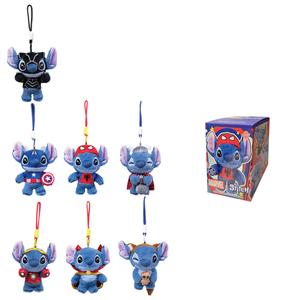 Disney, Stitch Marvel COSBI плюшевый кулон мистери бокс одиночный мистери бокс/полный бокс 6 шт TOP TOY