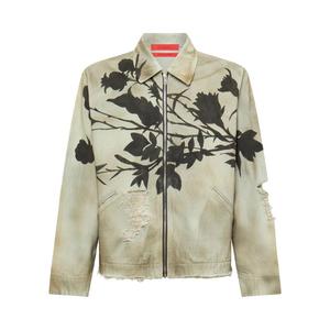 Куртка KUSIKOHC Rose Denim Jacket 'Grey', серый