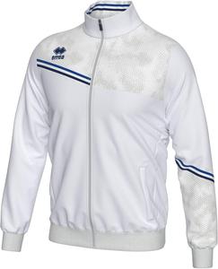 Мужская толстовка ERREA (ERICK) на молнии, с карманами и антистатическими свойствами , белый/синий/темно-синий