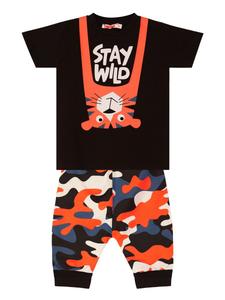 Спортивный костюм Denokids Wild Camo, черный