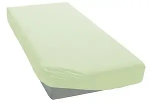 Простыня Bellana Twisted Elastane Deluxe 140-160х200-220 см, зеленый/лайм