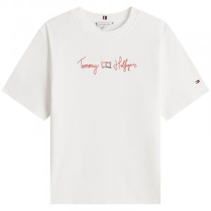 Футболка Women's Crew Neck Moderate Others Tommy Hilfiger, белый ybl