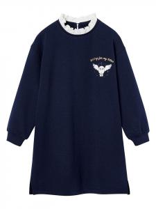 Vertbaudet Платье темно-синего цвета