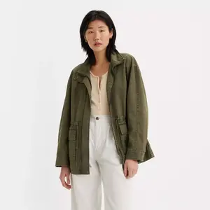 Куртка в стиле милитари с воротником стойкой Levi's, зеленый