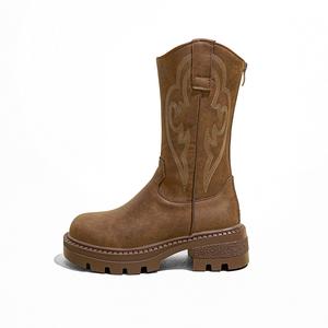 Женские ботинки A poinsettia princess, темно-коричневый