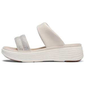 Кожаные лоскутные тапочки-слайды женские Senda, Ecru