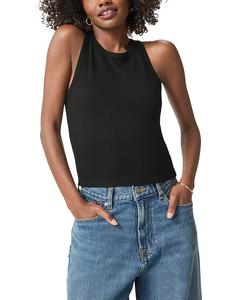 Ребристый топ Splendid, черный