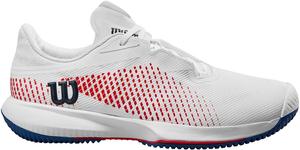Теннисные кроссовки Wilson Rush Pro Ace для мужчин - размеры обуви США для мужчин, белый/красный/синий
