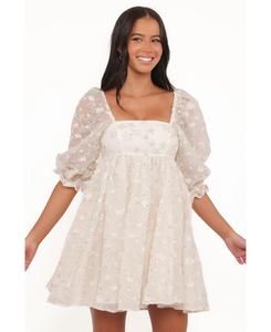 Женское мини-платье Lillan Petal and Pup, Ivory sequin