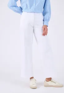 Большие расклешенные джинсы 7/8 размера Damart, White