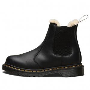 Ботинки Dr. Martens 2976 Leonore с мехом, черный