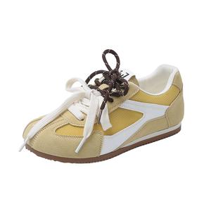 Boldi Kuki Женские низкие кеды желтые, цвет Yellow