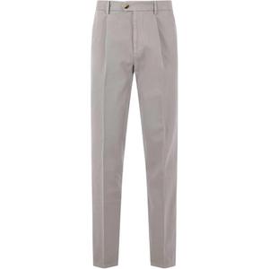 Брюки плиссе Brunello Cucinelli, medium серый