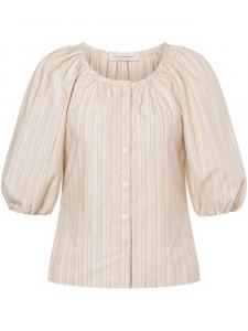 Philosophy Di Lorenzo Serafini блузка в полоску, нейтральный цвет