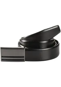 Ремень MONTI "БЕРЛИН", ширина 3,5 см, классический бизнес, пряжка, черный